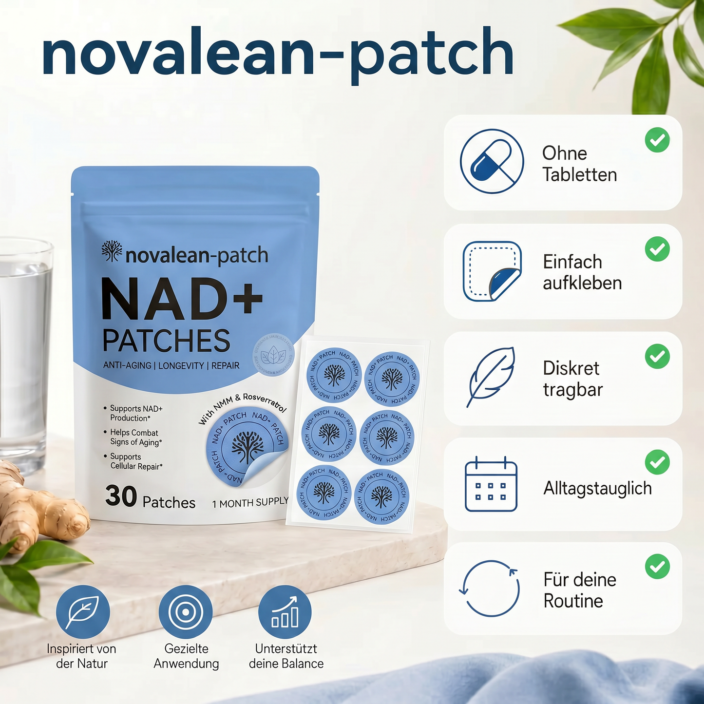 Novalean Patch-Leichter abnehmen ohne ständigen Verzicht