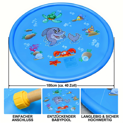 AquaJoy™ Splash Pad - rutschfeste Wasserspass für Kinder und Babys