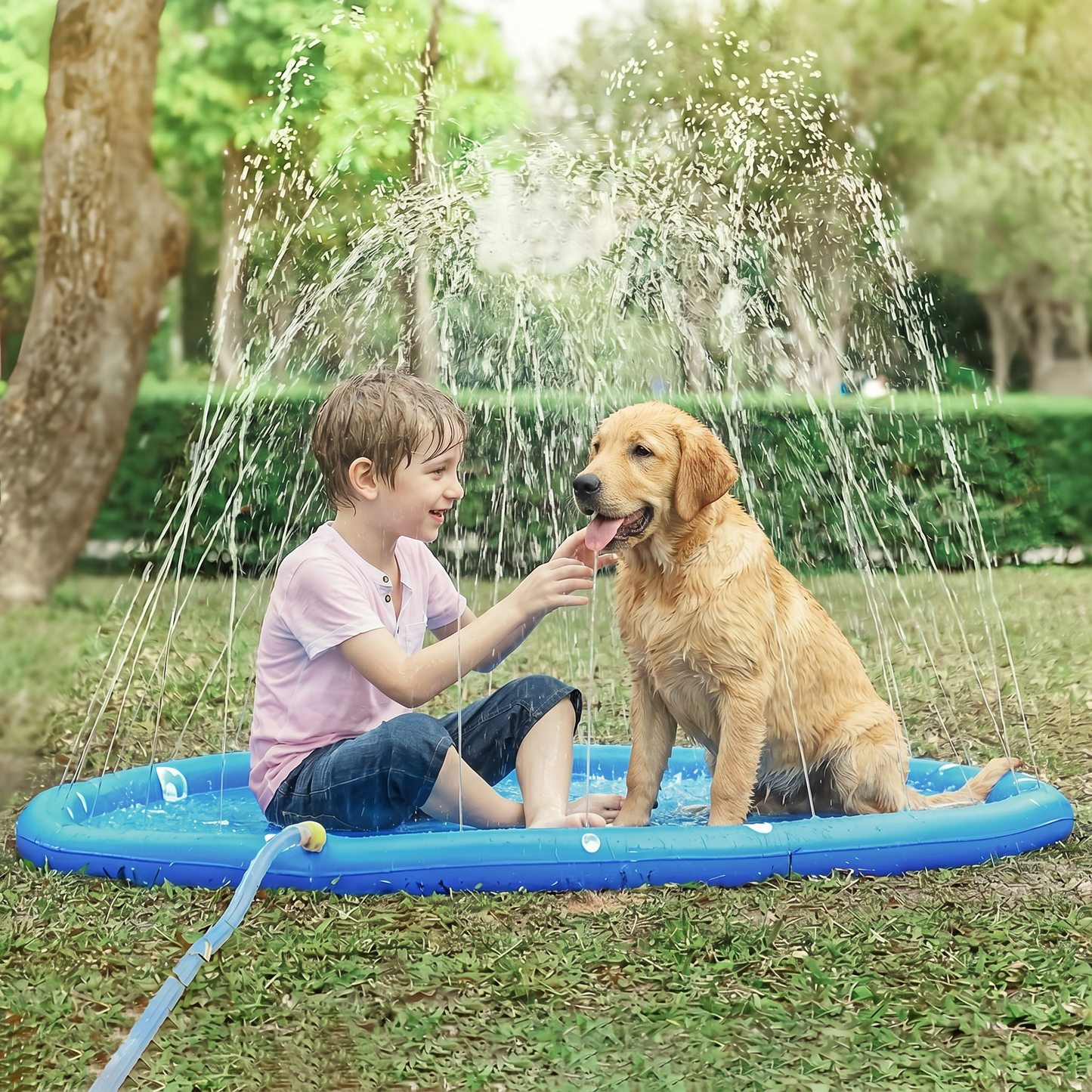 AquaJoy™ Splash Pad - rutschfeste Wasserspass für Kinder und Babys